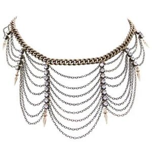 ettika NWT Heiress of Egypt Mixed Metal Chain Choker